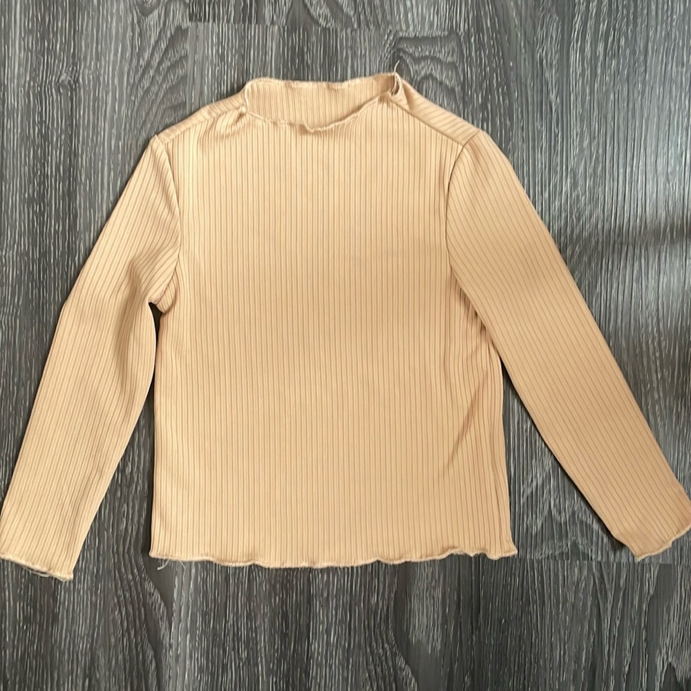 Baby girl turtle neck blouse